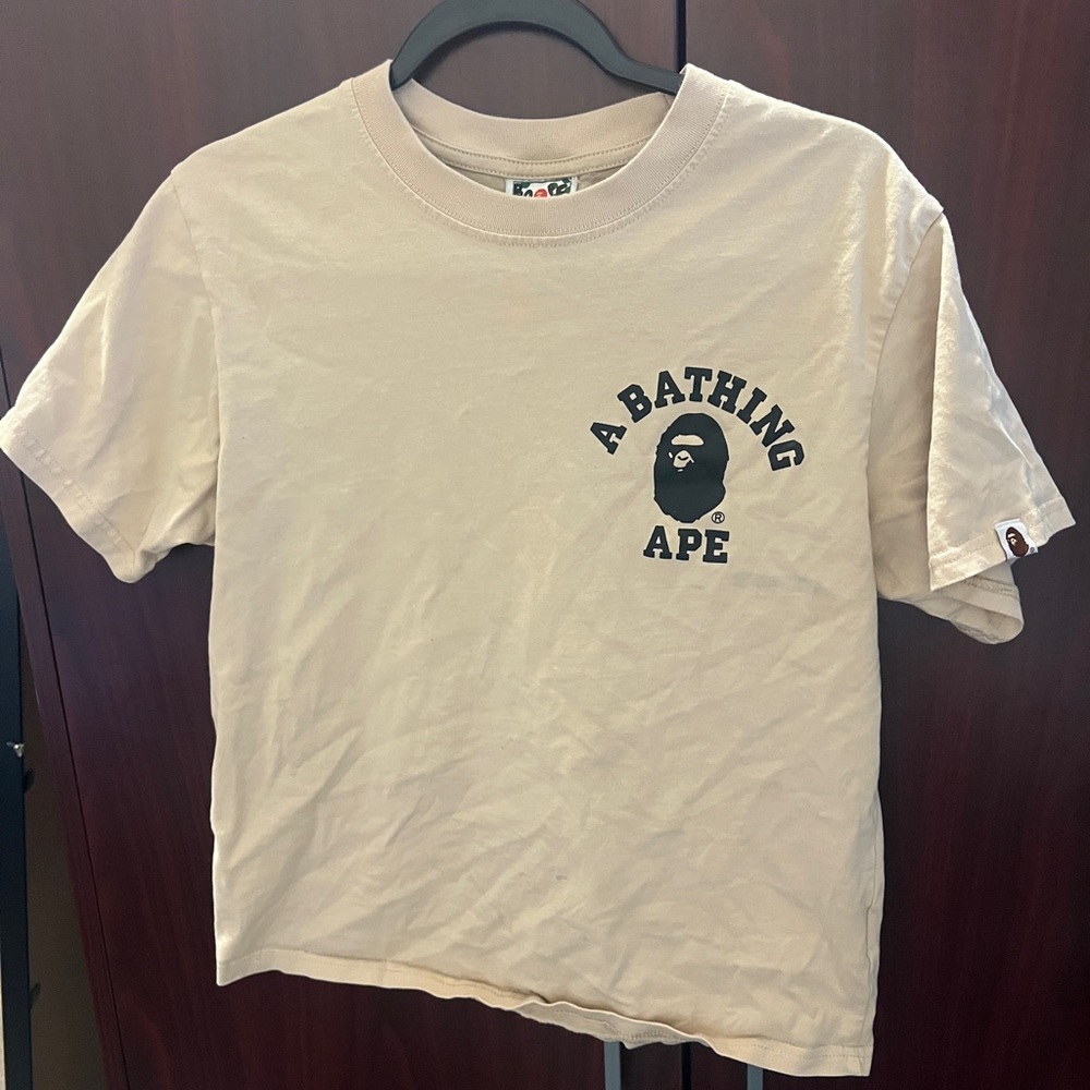 A Bathing Ape Cream T-Shirt